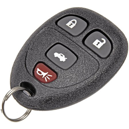 MOTORMITE Keyless Entry Remote 4 Button Key Fob, 13732 13732